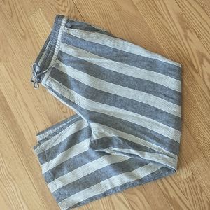 Old Navy pull on wide leg linen blend pants XLarge